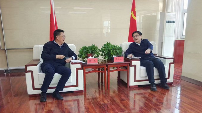 甘肃工程咨询集团与安宁区委区政府会谈