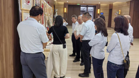 国泰海通证券股份有限公司相关营业部参观甘肃工程咨询集团廉洁文化作品展